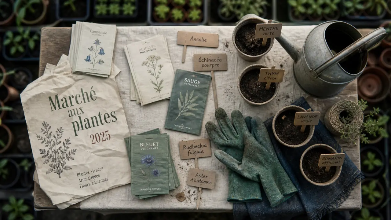 Marché aux plantes Orléans 2025 : graines et plantes