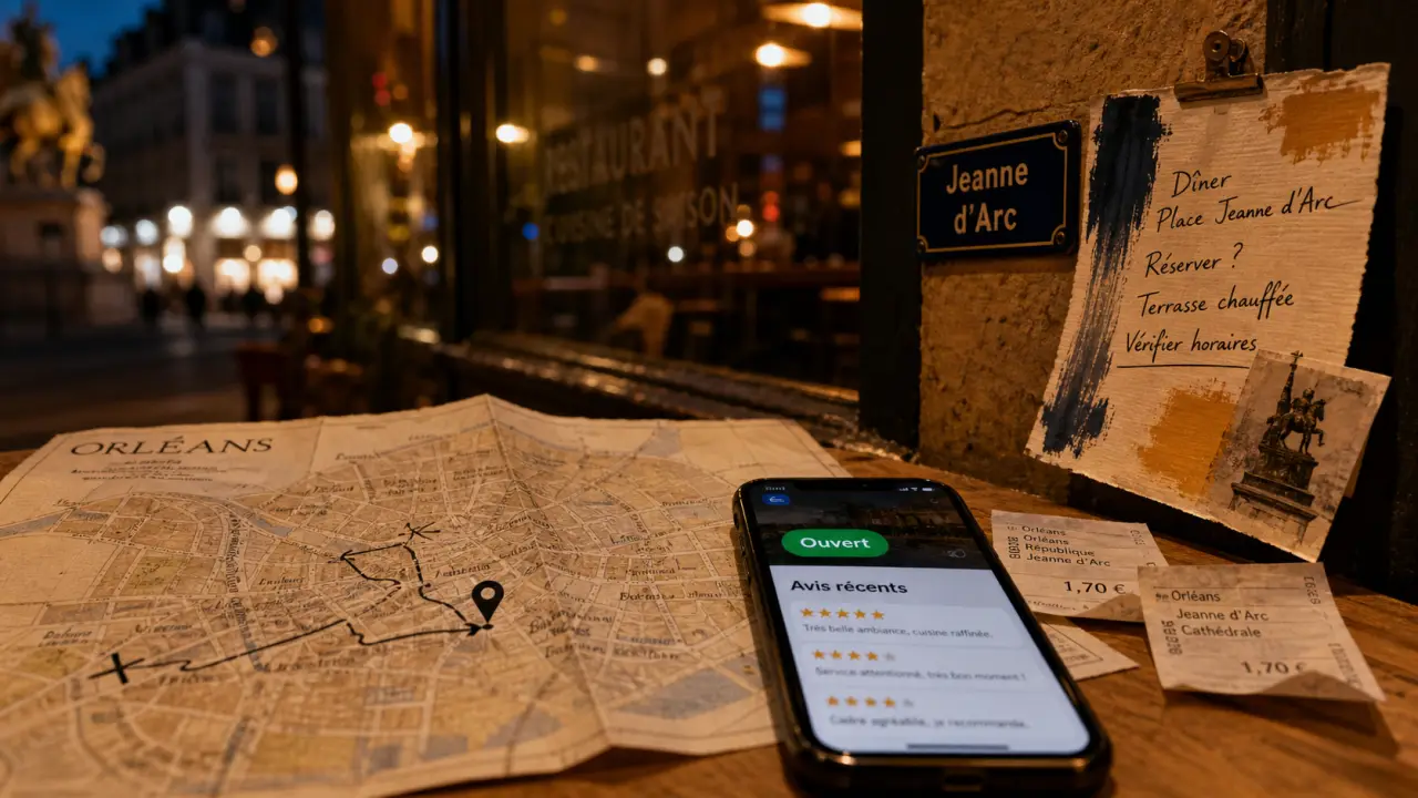 Restaurant place Jeanne d’Arc d’Orléans : carte, avis et “Ouvert”