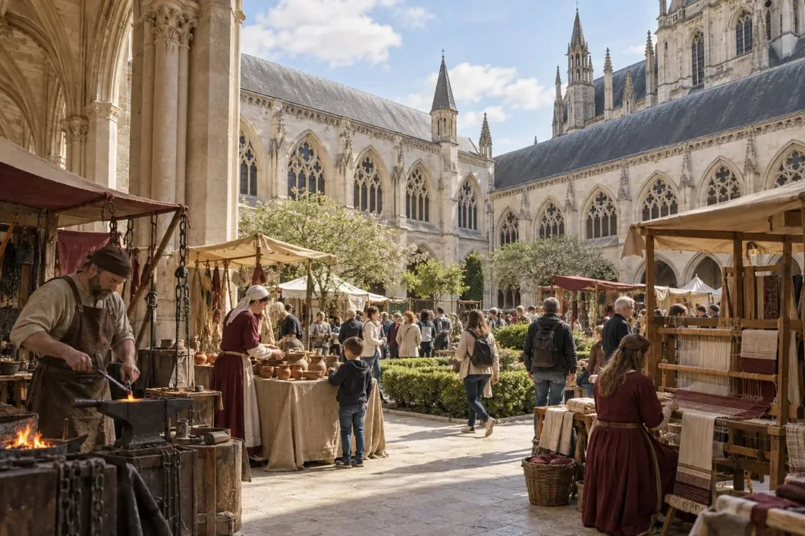 Marché médiéval d’Orléans 2025 au Campo Santo