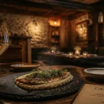 restaurant l'ardoise orléans : plat bistrot sur ardoise, salle intime