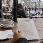 Restaurant place de la république Orléans, formule du midi sur la carte