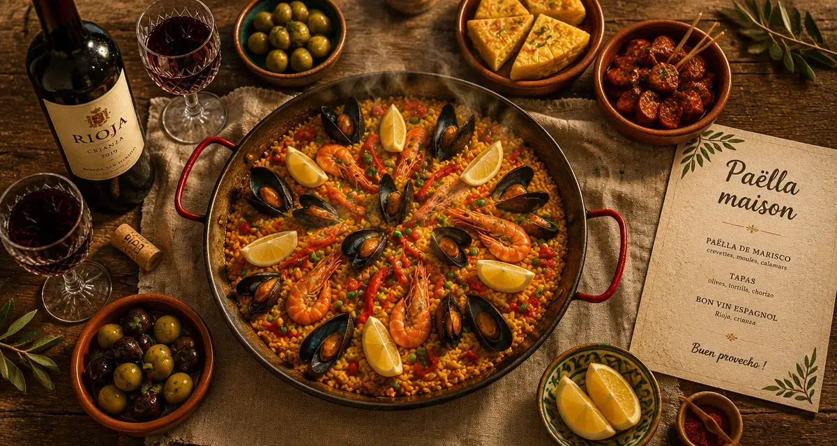 El Tio restaurant orléans : paëlla maison fumante et tapas