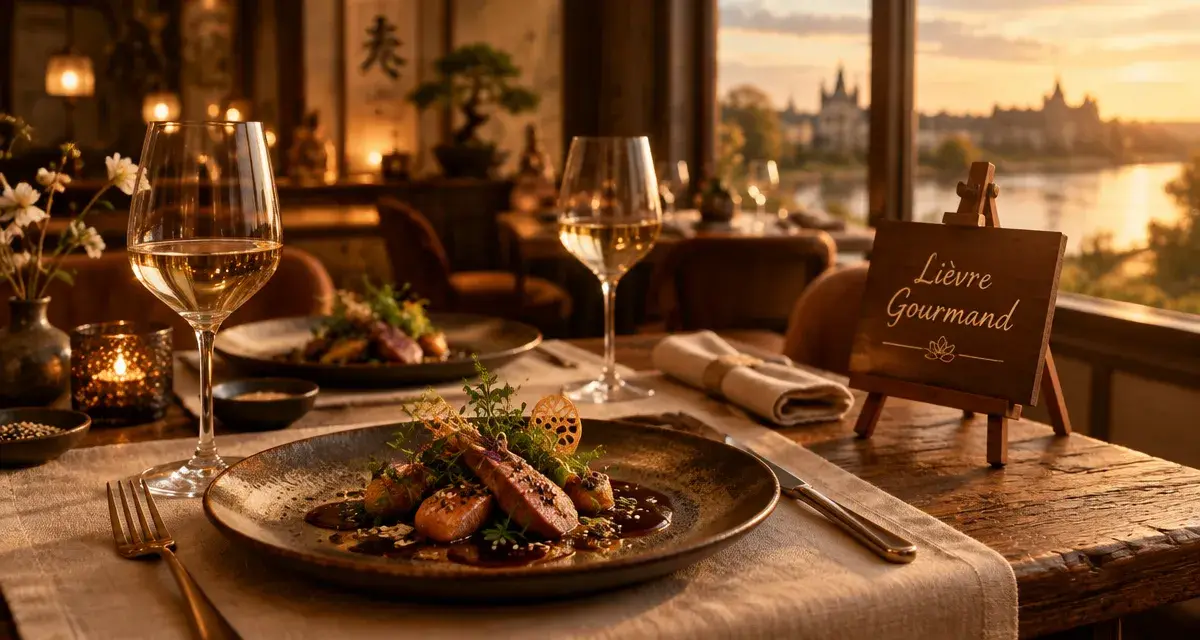 le lièvre gourmand restaurant orléans, cuisine fusion terroir Asie