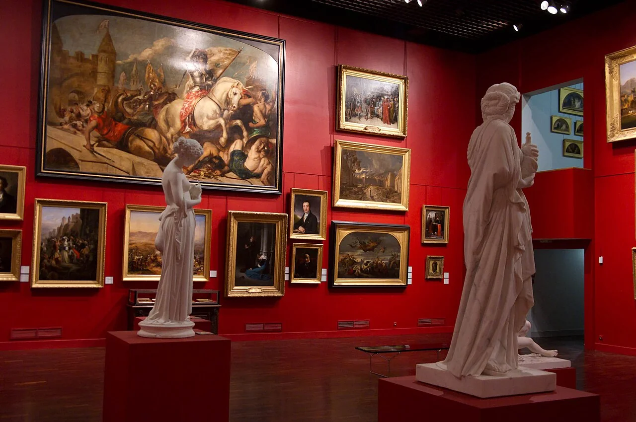 Salle du musée des Beaux-Arts, photographiée en 2010