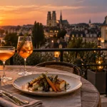 restaurant le daniel orléans : rooftop bistronomique hôtel Saint Roch à l’heure dorée