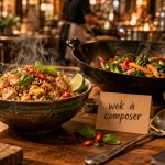 Restaurant thai orléans : wok chaud à composer et livraison